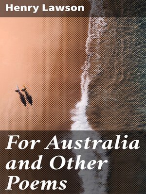 cover image of For Australia and Other Poems